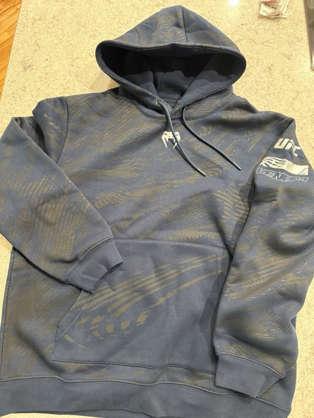 UFC Venum Women’s Size Medium Hoodie Blue Pullover New With Tags
